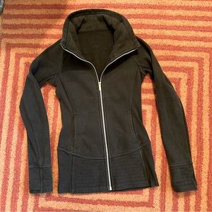 🖤✨Rare LULULEMON ATHLETICA RADIANT JACKET II full zip fleece sweatshirt Sz 2 😍